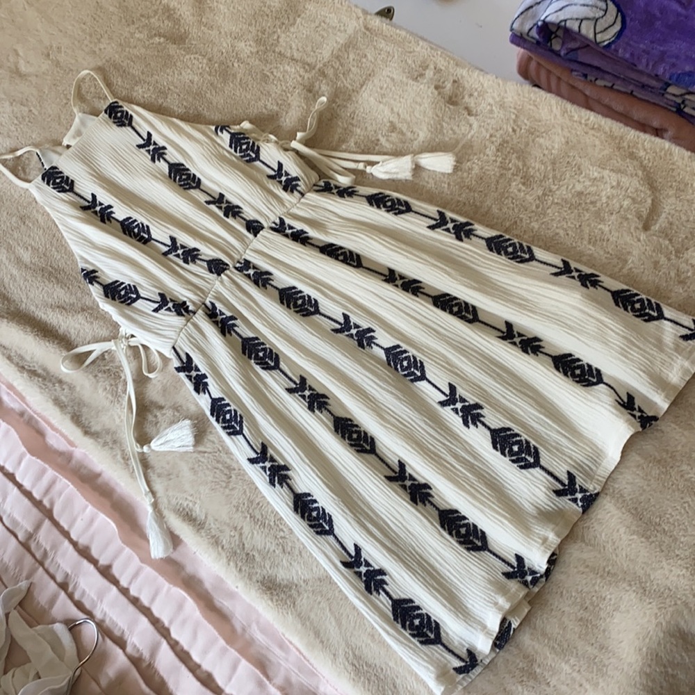 White and Blue Dress by Lush